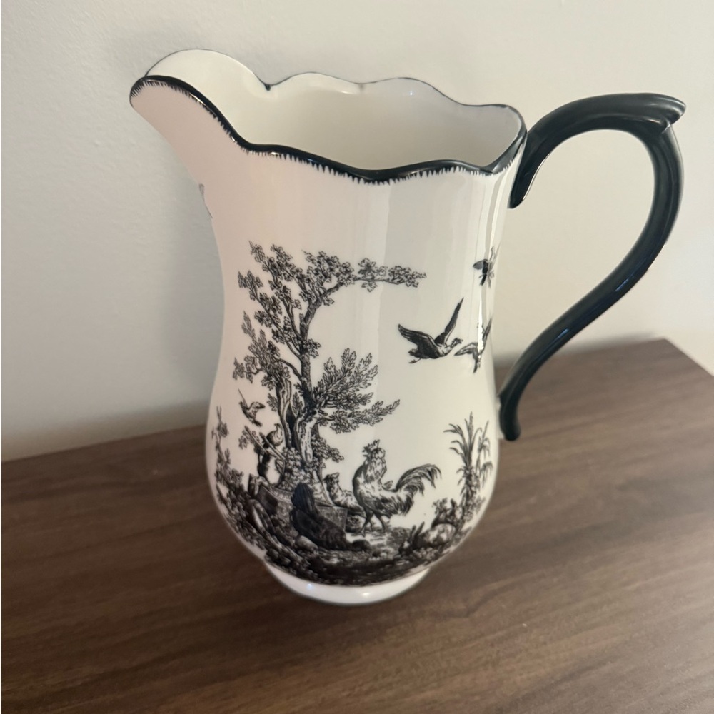 Aux Au Provence Toile Pitcher
